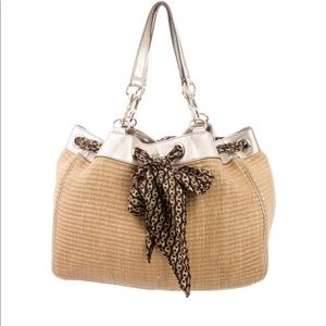 Gucci Natural Large Straw Positano Tote!